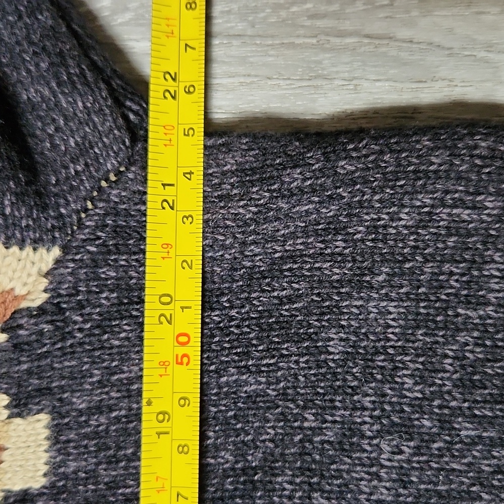Cotton On Black and Olive Patterned Crewneck Sweater - Picture 3 of 4